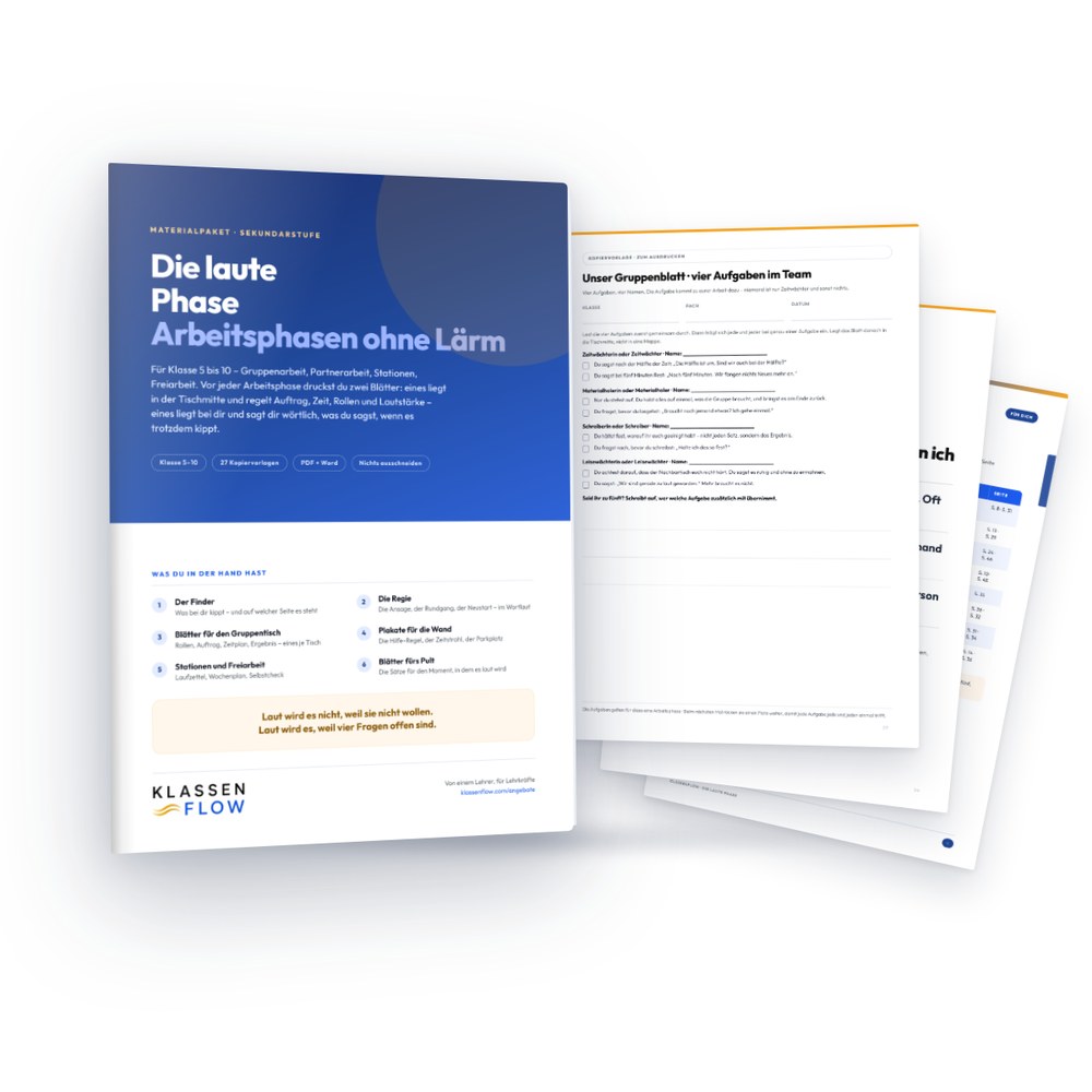 Die laute Phase – Materialpaket mit 27 Kopiervorlagen für Gruppen-, Partner- und Freiarbeit in der Sekundarstufe